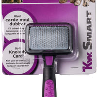 KW SMART Extra Long Soft Grooming Slicker Brush for Dogs and Cats