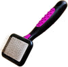 KW SMART Extra Long Soft Grooming Slicker Brush for Dogs and Cats