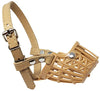 Dogs My Love Plastic Dog Basket Muzzle Beige 7 Sizes