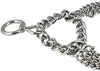 Triple Chain Martingale Dog Collar 2.5mm Link Chrome 4 sizes