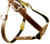 Genuine Brown Leather Dog Pulling Walking Harness Large. 30"-34" Chest 1" Wide Straps, Padded