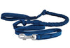 Expandable Bungee Shock Absorbing Dog Leash Large 5ft Long 3/4" Wide (Blue)