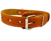 Genuine Leather Braided Dog Collar, 1" Wide. Fits 15"-20" Neck. Medium Breeds