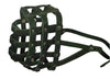 Real Leather Dog Basket Muzzle #115 Black (Circumference 18", Snout Length 4.7") Mastiff, Great Dane