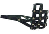 Genuine Leather Basket Dog Muzzle #110 Black - Bulldog, Boxer (Circumf 13.7", Snout Length 2.75")