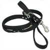 1.25" Wide 6 Way European Multi-functional Nylon Dog Leash, Adjustable Lead 40"-70" Long XLarge