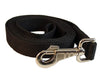 Dog Leash 1" Wide Cotton Web 4 Ft Long for Training Swivel Locking Snap, Pitt Bull, Cane Corso