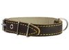 Real Leather Dog Collar 11"-15" Neck Size, 3/4" Wide, Medium Breeds