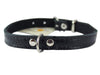 Dogs My Love Genuine Leather Felt Padded Dog Collar X-Small 11" x1/2" Wide Fits 8"-10" Neck