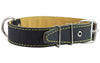 Real Thick Leather Dog Collar 16"-22" Neck Size, 1.5" Wide, Amstaff, Pitbull