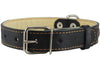 Genuine Leather Braided Dog Collar, 1" Wide. Fits 15"-20" Neck. Medium Breeds