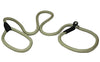 Dogs My Love Nylon Rope Slip Dog Lead Adjustable Collar and Leash 6ft Long Beige