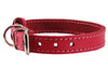Genuine Leather Dog Collar for Smallest Dogs and Puppies 3 Sizes Pink