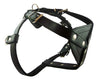 Genuine Black Leather Dog Pulling Walking Harness Large. 30"-34" Chest 1" Wide Straps, Padded