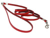 Dogs My Love Genuine Leather Classic Dog Leash 4 Ft Long 9 Sizes Red