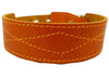 Real Leather Tapered Dog Collar 1.75" Wide, Fits 15"-19" Neck, Medium