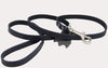 Genuine Leather Classic Dog Leash Black 1/2 Wide 4 Ft, Boston Terrier, Poodle, Puppies