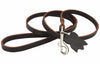 Genuine Leather Classic Dog Leash Brown 1/2 Wide 4 Ft Basset Hound, Collie, Shar-Pei