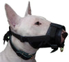 Adjustable Nylon Dog Muzzle No Bite 10"-13.3"Size Large Black Bullterrier, Doberman, German Shepherd