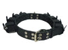 8lbs Genuine Leather Weighted Dog Collar 2" wide. Exercise and Training. Fits 24"-30" Neck size