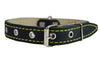 Real Leather Dog Collar 11"-15" Neck Size, 3/4" Wide, Medium Breeds