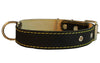 Genuine Leather Dog Collar 14"-21" Neck Size, 1.25" Wide, Amstaff, Pitt Bull