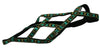 Weight Pulling Sledding Dog Harness X-back Style Black/Green XLarge, 22.5" Neck Circumference