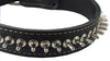 Genuine Leather Spiked Dog Collar 1.5" Wide Sized to Fit 18"-22.5" Neck Boxer, Bulldog, Rottweiler