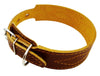 Real Leather Tapered Dog Collar 1.75" Wide, Fits 15"-19" Neck, Medium