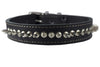 Genuine Leather Spiked Dog Collar 1.5" Wide Sized to Fit 18"-22.5" Neck Boxer, Bulldog, Rottweiler