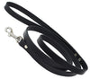 Dogs My Love Genuine Leather Classic Dog Leash 4 Ft Long 9 Sizes Black