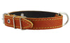 Real Leather Dog Collar 11"-15" Neck Size, 3/4" Wide, Medium Breeds