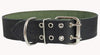 Genuine Leather Dog Collar, Padded, Black 1.75" Wide. Fits 23"-27" neck size Great Dane Mastiff