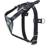 Genuine Black Leather Dog Pulling Walking Harness Large. 30"-34" Chest 1" Wide Straps, Padded