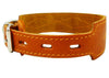Real Leather Tapered Dog Collar 1.75" Wide, Fits 15"-19" Neck, Medium