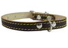 Genuine Leather Dog Collar 9.5"-13" Neck Size, 1/2" Wide Chihuahua, Puppies