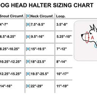 Dog Head Collar Halter Purple 5 Sizes