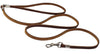 Dogs My Love Genuine Leather Classic Dog Leash 4 Ft Long 9 Sizes Brown