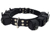 8lbs Genuine Leather Weighted Dog Collar 2" wide. Exercise and Training. Fits 24"-30" Neck size