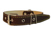 Genuine Leather Dog Collar 14"-21" Neck Size, 1.25" Wide, Amstaff, Pitt Bull