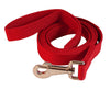 Dog Leash 1" Wide Cotton Web 6 Feet Long for Training Swivel Locking Snap, Rottweiler, Cane Corso