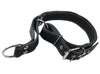 Martingale Genuine Black Double Ply Leather Dog Collar Choker Large Fits 19"-22.5" Neck.