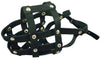Genuine Leather Dog Basket Muzzle #105 Black - Pit Bull, AmStaff (Circumf 12", Snout Length 3.5")