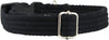 Cotton Web Adjustable Dog Collar 4 Sizes Black