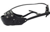 Real Leather Cage Basket Secure Dog Muzzle #118 Black (Circumference 11.8", Snout Length 3.5")