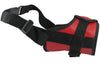 Adjustable Dog Muzzle 6 Sizes Red