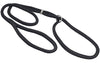 Dog Show Lead Braided Tubular Nylon 52" Long Black