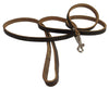 Genuine Leather Classic Dog Leash, 4' Long, 3/8" Wide, Puppies, XSmall Breeds