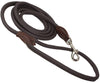 Dogs My Love 6ft Long Round Genuine Rolled Leather Dog Leash