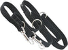 1" Wide Cotton Web 6-Way European Multi-functional Dog Leash, Adjustable Lead 45"-78" Long, Large